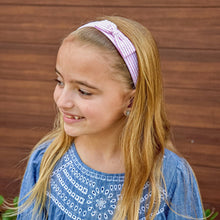 Load image into Gallery viewer, Adjustable No Slip Seersucker Bow Headband
