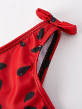 Load image into Gallery viewer, Girls Watermelon Irregular Sling Swimsuit
