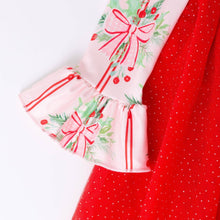 Load image into Gallery viewer, Holly Stripes Tutu Girls Dress