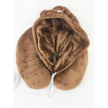 Load image into Gallery viewer, Cute Travel Neck Pillow with Hoody