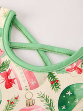 Load image into Gallery viewer, Winter Christmas Green Girls Pocket Dress
