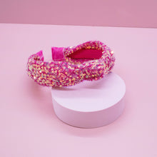 Load image into Gallery viewer, Kids Knot Headband - Sequin Knotted Hair Band Accessories