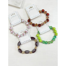 Load image into Gallery viewer, Sports Theme Stretch Bracelet