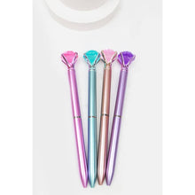Load image into Gallery viewer, Shiny Metallic Tone Diamond Pen Set