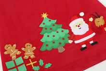 Load image into Gallery viewer, Red Corduroy Christmas Applique Bow Dress