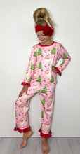 Load image into Gallery viewer, Pink Holiday Lounge Wear