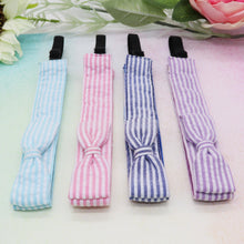 Load image into Gallery viewer, Adjustable No Slip Seersucker Bow Headband