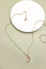 Load image into Gallery viewer, BALLOON BUBBLE PERSONALIZED INITIAL NECKLACE