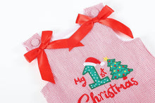 Load image into Gallery viewer, My 1st Christmas Playsuit