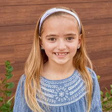 Load image into Gallery viewer, Adjustable No Slip Seersucker Bow Headband