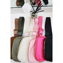 Load image into Gallery viewer, Solid Color Crossbody Fanny Pack Belt Bag