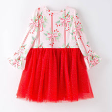 Load image into Gallery viewer, Holly Stripes Tutu Girls Dress