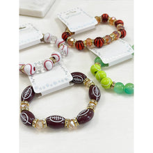 Load image into Gallery viewer, Sports Theme Stretch Bracelet