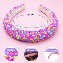 Load image into Gallery viewer, Padded Sprinkles Headband - Confetti Hair Band