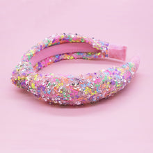 Load image into Gallery viewer, Kids Knot Headband - Sequin Knotted Hair Band Accessories