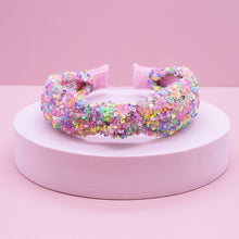 Load image into Gallery viewer, Kids Knot Headband - Sequin Knotted Hair Band Accessories