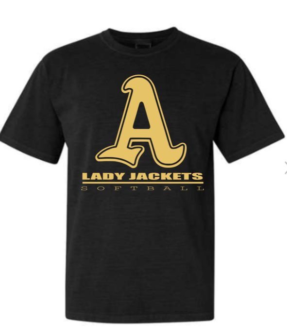Lady Jackets Softball Comfort Color Tee