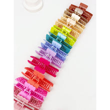 Load image into Gallery viewer, Embossed Jumbo Cut Out Rectangle Hair Claw