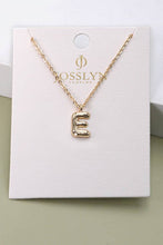 Load image into Gallery viewer, BALLOON BUBBLE PERSONALIZED INITIAL NECKLACE