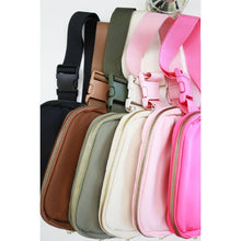 Load image into Gallery viewer, Solid Color Crossbody Fanny Pack Belt Bag