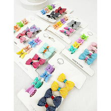 Load image into Gallery viewer, Kids Mini Polka Dot Bow Clip and Butterfly Claw