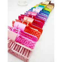 Load image into Gallery viewer, Embossed Jumbo Cut Out Rectangle Hair Claw