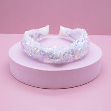 Load image into Gallery viewer, Kids Knot Headband - Sequin Knotted Hair Band Accessories