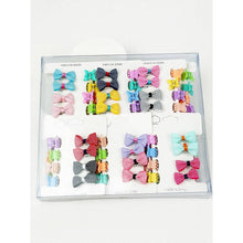 Load image into Gallery viewer, Kids Mini Polka Dot Bow Clip and Butterfly Claw