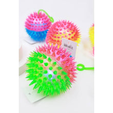 Load image into Gallery viewer, Light Up Spike Yoyo Ball With Squicky Sound
