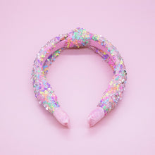 Load image into Gallery viewer, Kids Knot Headband - Sequin Knotted Hair Band Accessories