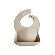 Load image into Gallery viewer, Silicone Baby Bucket Bib, Lilac