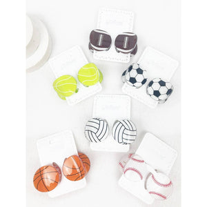 Sports Ball Theme Medium Size Claw Clip