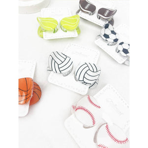 Sports Ball Theme Medium Size Claw Clip
