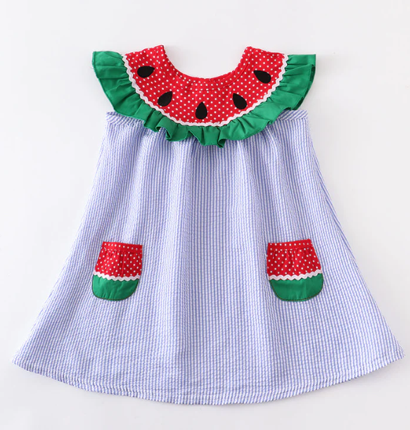 Watermelon Twirl Dress