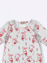 Load image into Gallery viewer, Ribbon Santa Baby Romper
