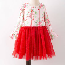 Load image into Gallery viewer, Holly Stripes Tutu Girls Dress
