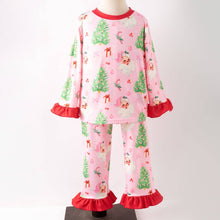 Load image into Gallery viewer, Pink Holiday Lounge Wear
