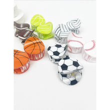 Load image into Gallery viewer, Sports Ball Theme Medium Size Claw Clip
