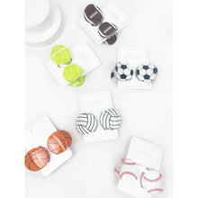 Load image into Gallery viewer, Sports Ball Theme Medium Size Claw Clip
