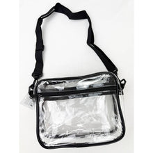 Load image into Gallery viewer, Stadium Approved Clear See Through Crossbody Bag
