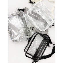 Load image into Gallery viewer, Stadium Approved Clear See Through Crossbody Bag
