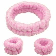 Load image into Gallery viewer, Spa Headband with Wristbands
