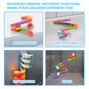 49 pcs Bath Toys Water Balls Tracks for Kids