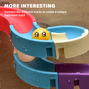 49 pcs Bath Toys Water Balls Tracks for Kids