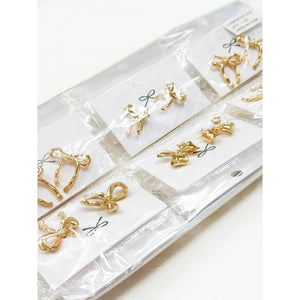 Gold Bow Earrings