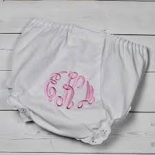 Diaper Cover - White Double Seated Panty