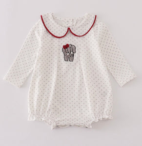 Football Season Elephant Polka Bubble