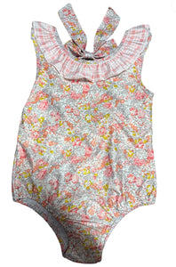 Floral Bow Back Swimmie