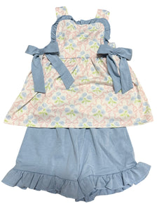 Coquette Bow Short Set