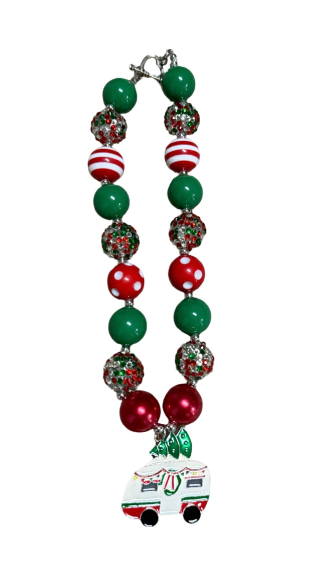 Campin Christmas Bubblegum Necklace